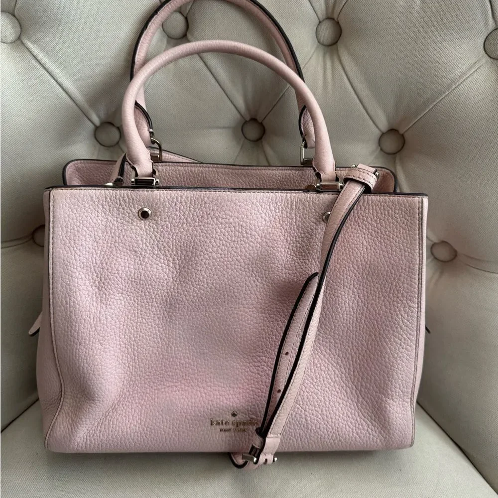 Kate Spade Pink Leather Tote Bag - Picture 1 of 11